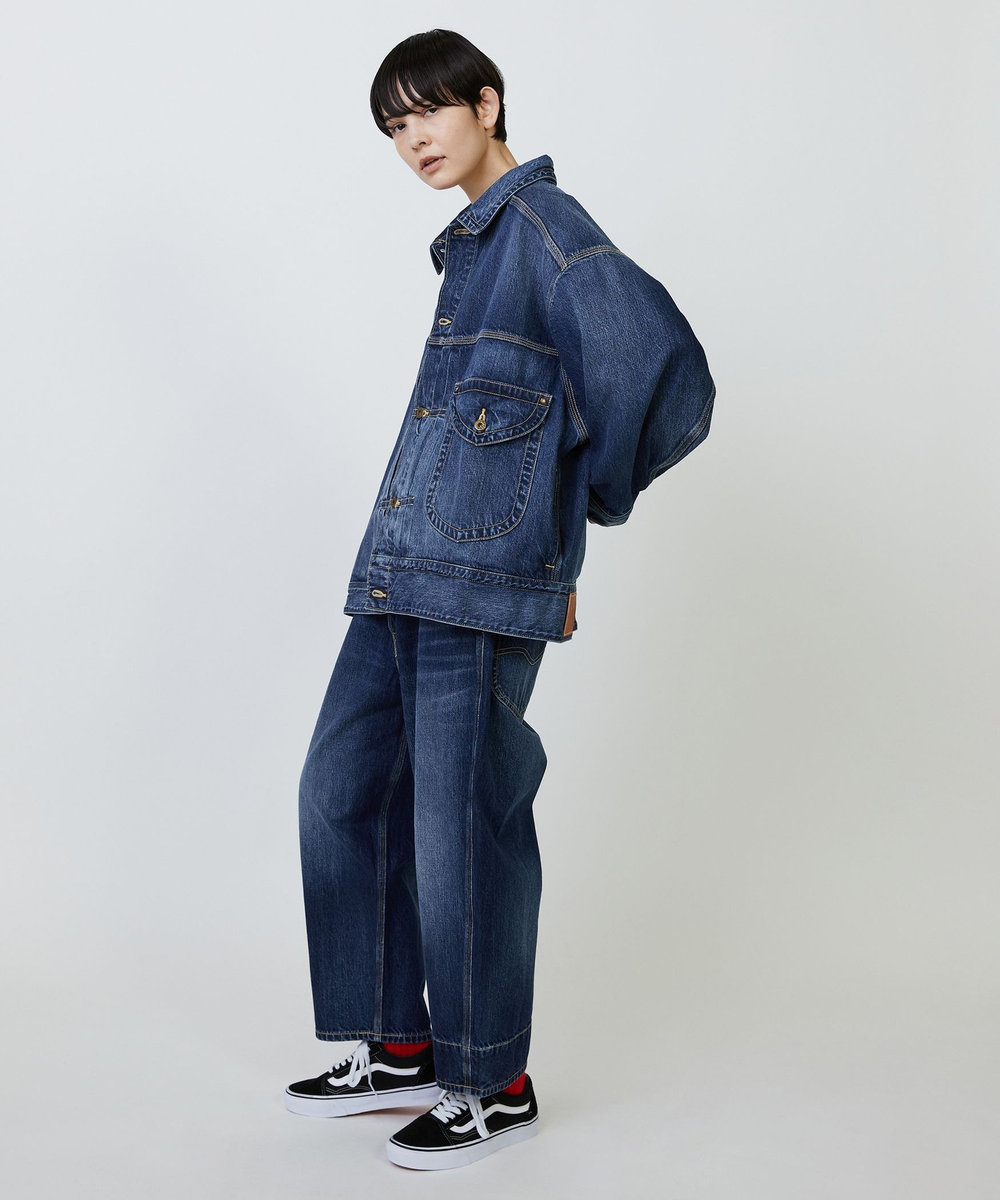 FRAPBOIS Lee×FRAPBOIS COW BOY PANTS ブルー