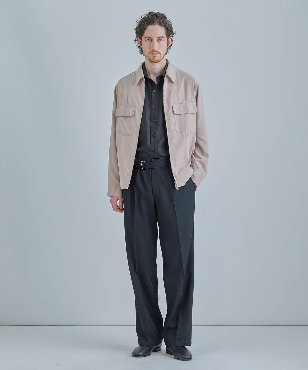 MEN'S BIGI フィブリルピーチ ショートブルゾン ピンク