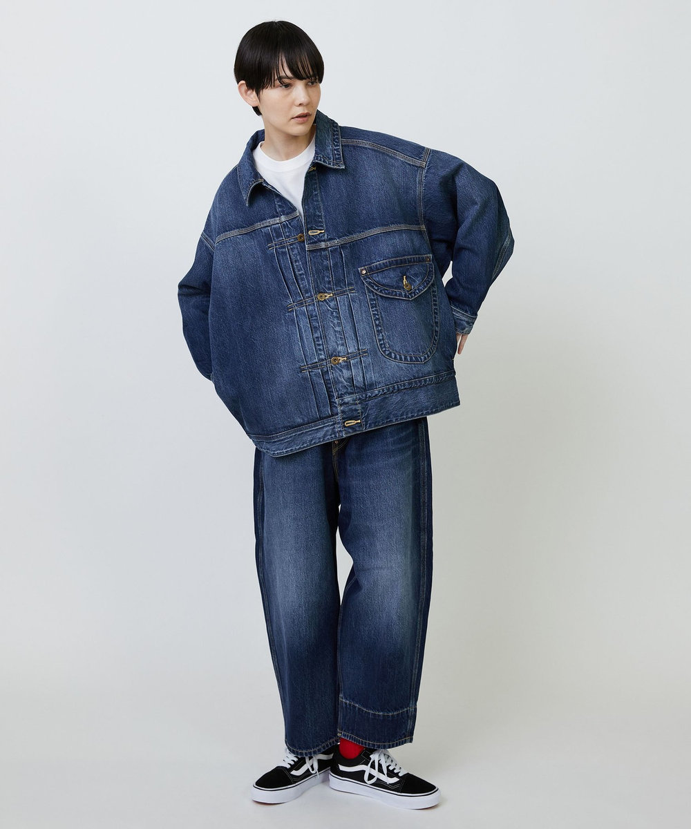 FRAPBOIS Lee×FRAPBOIS COW BOY PANTS ブルー