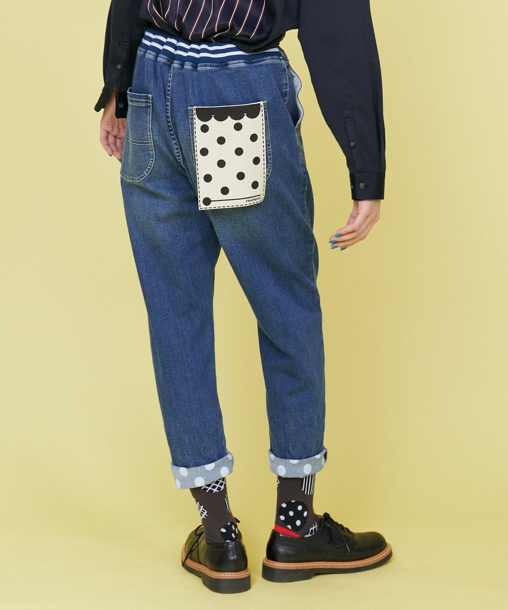 FRAPBOIS ムーブデニム パンツ ブルー