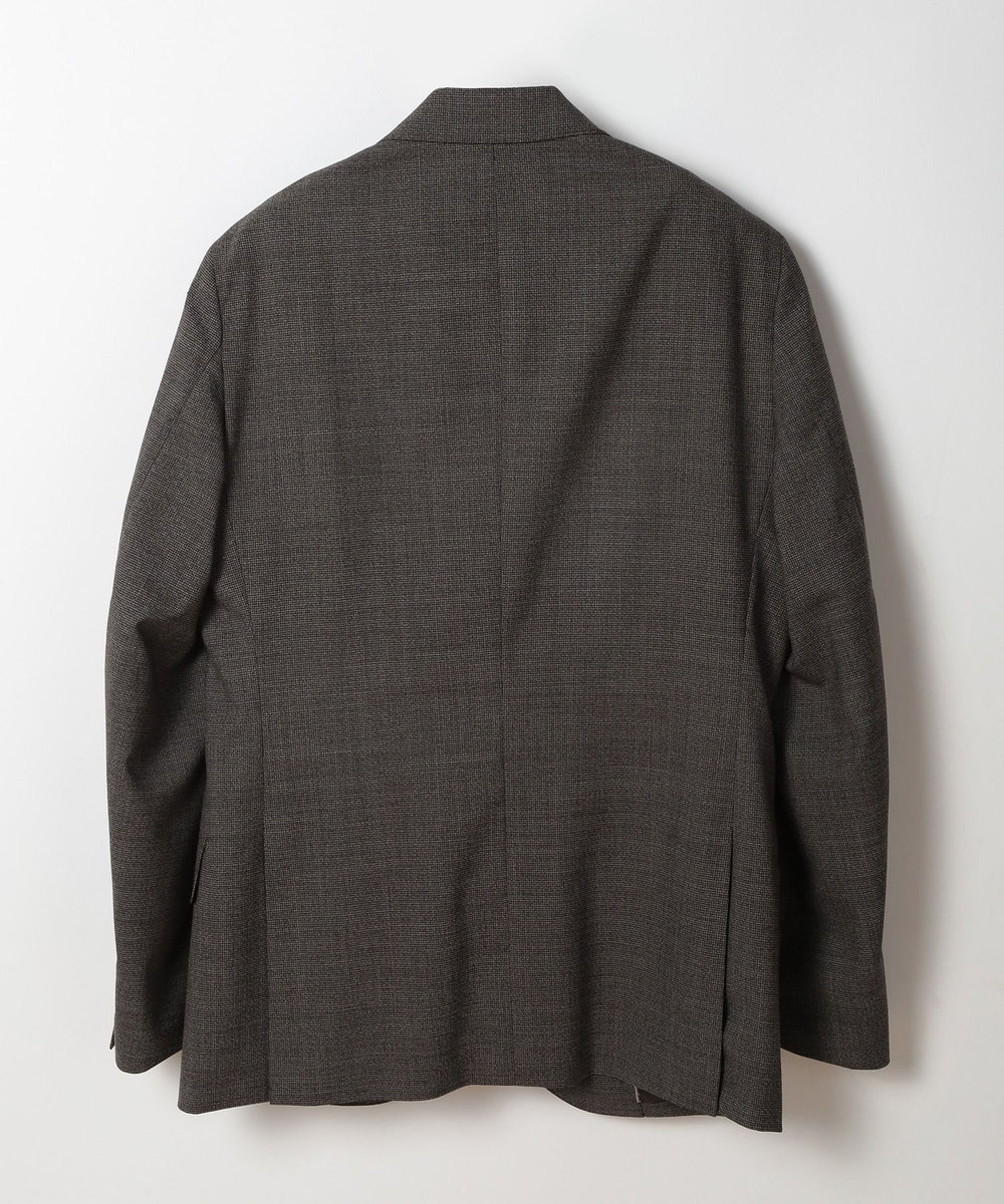 MEN'S BIGI ウールメランジ千鳥格子スーツ＜セットアップ＞ ブラウン