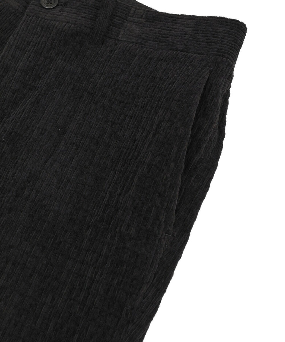 MEN'S BIGI シャーリングコーデュロイパンツ＜ストレッチ＞ ブラック
