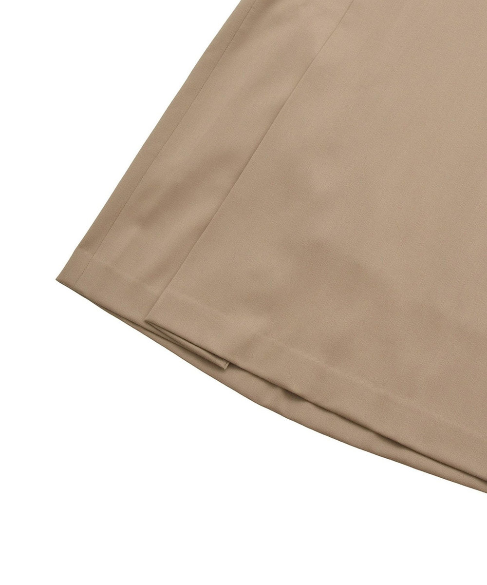 1er Arrondissement ウールサテンキュロットパンツ ベージュ
