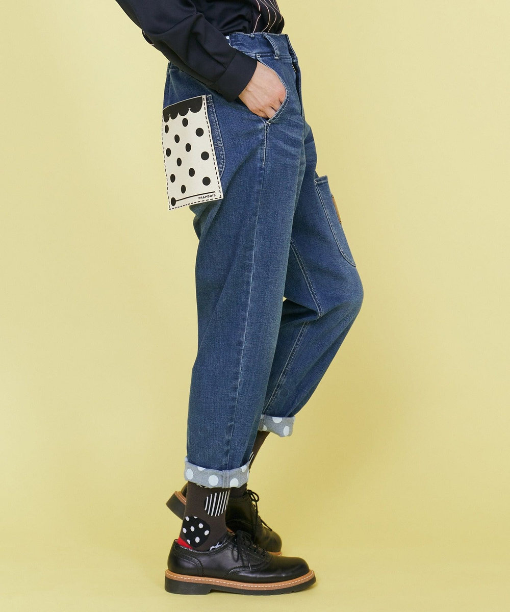 FRAPBOIS ムーブデニム パンツ ブルー