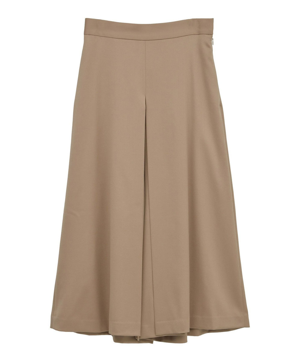 1er Arrondissement ウールサテンキュロットパンツ ベージュ