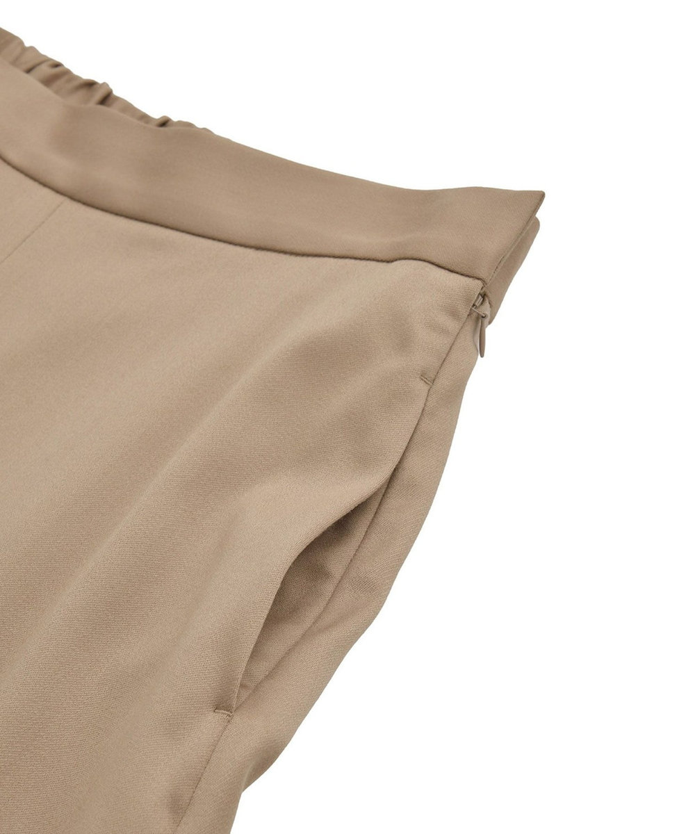 1er Arrondissement ウールサテンキュロットパンツ ベージュ