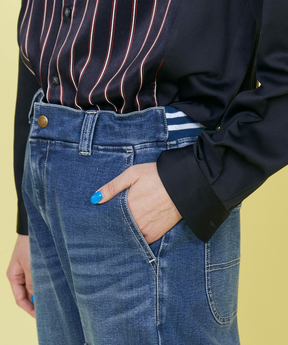 FRAPBOIS ムーブデニム パンツ ブルー