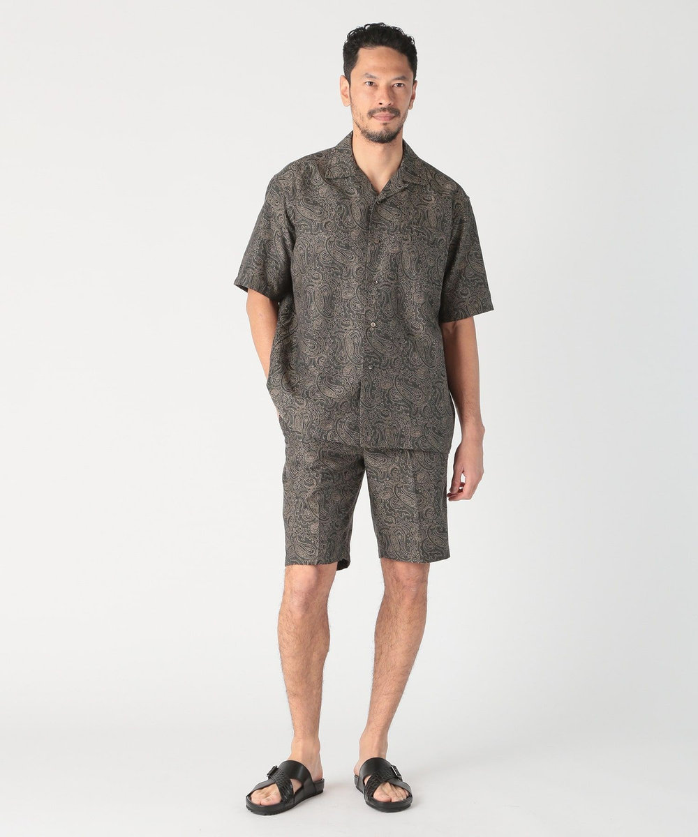 MEN'S BIGI ジャガードハーフパンツ カーキ
