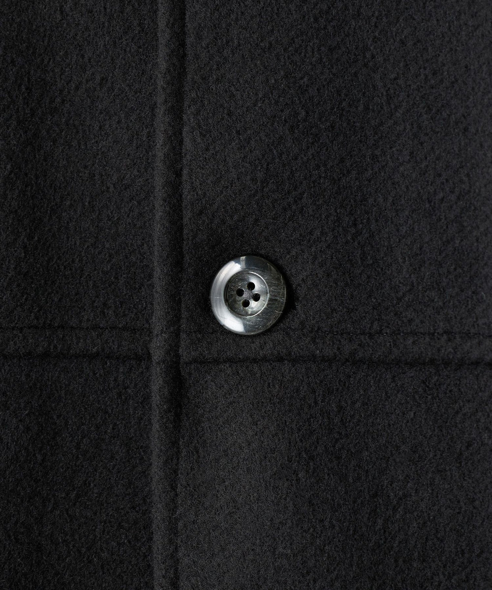 MEN'S BIGI テックビーバーツイルカーコートブルゾン［ストレッチ］ ブラック