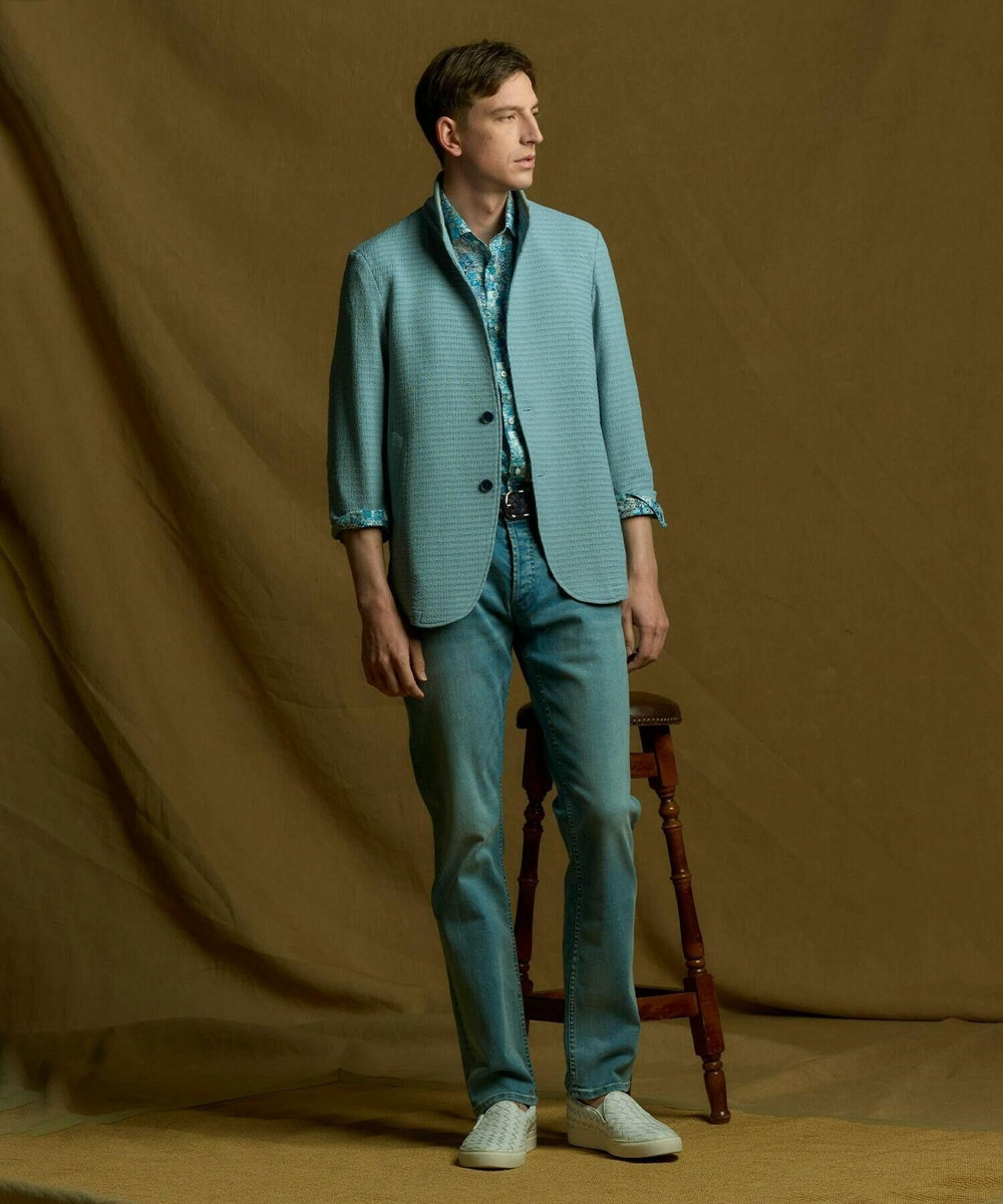 MEN'S BIGI 【DENHAM/デンハム】別注カラー RAZORハイストレッチデニム ネイビー