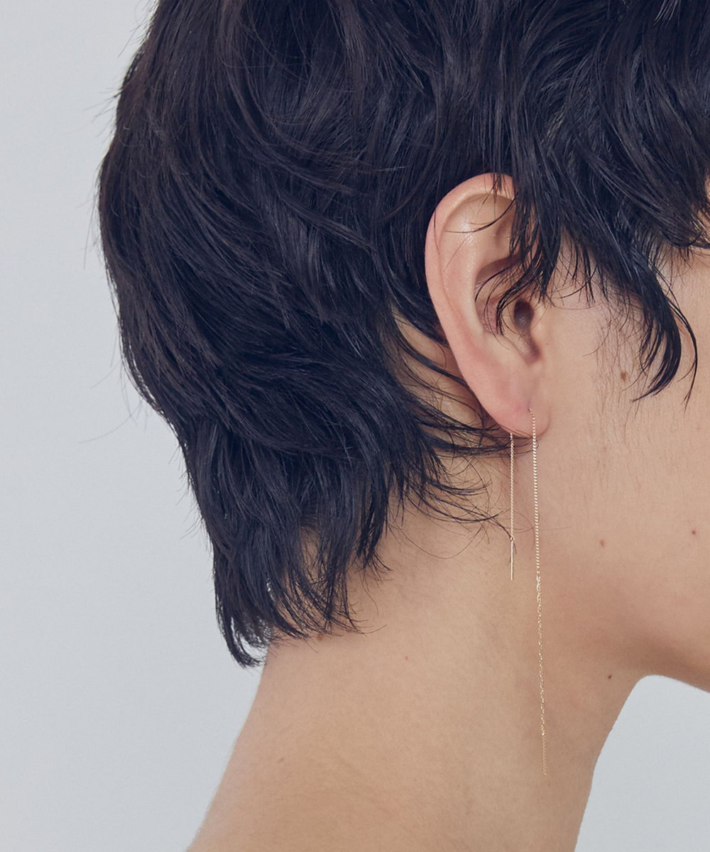 1er Arrondissement ＜wePERM（ウィパーマ）＞“Duo"ピアス（両耳） ゴールド