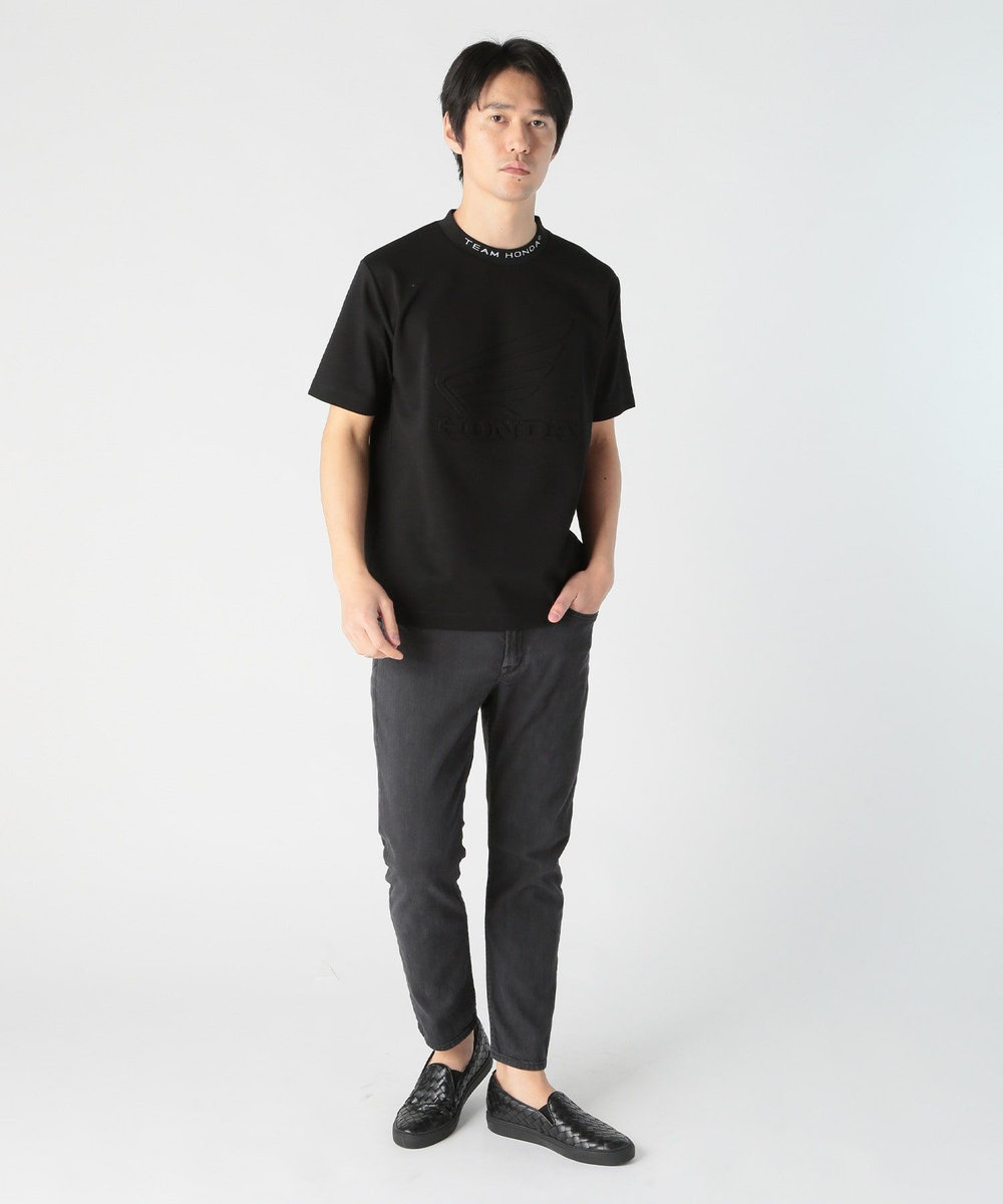 MEN'S BIGI 【HONDA / ホンダ】別注 バイクエンブレムTEE ブラック