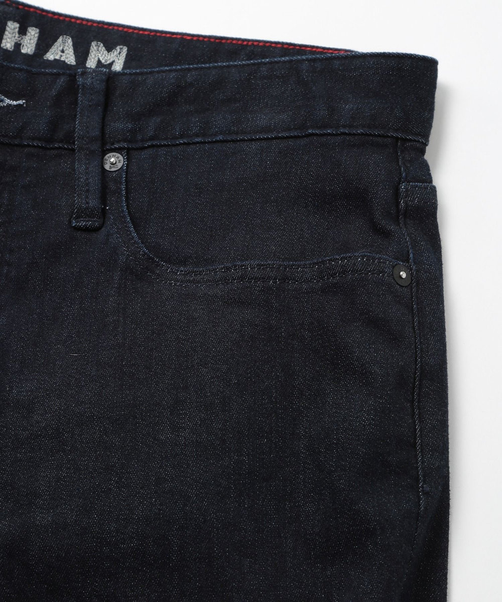 MEN'S BIGI 【DENHAM(デンハム)別注】RAZOR リンス加工デニムパンツ ネイビー