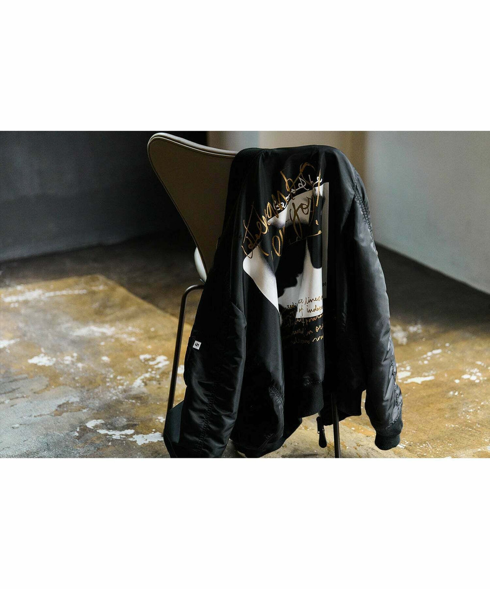 MEN'S BIGI 【TODAY edition x VALLEY APPAREL】グラフィックプリントL-2Bブルゾン ブラック