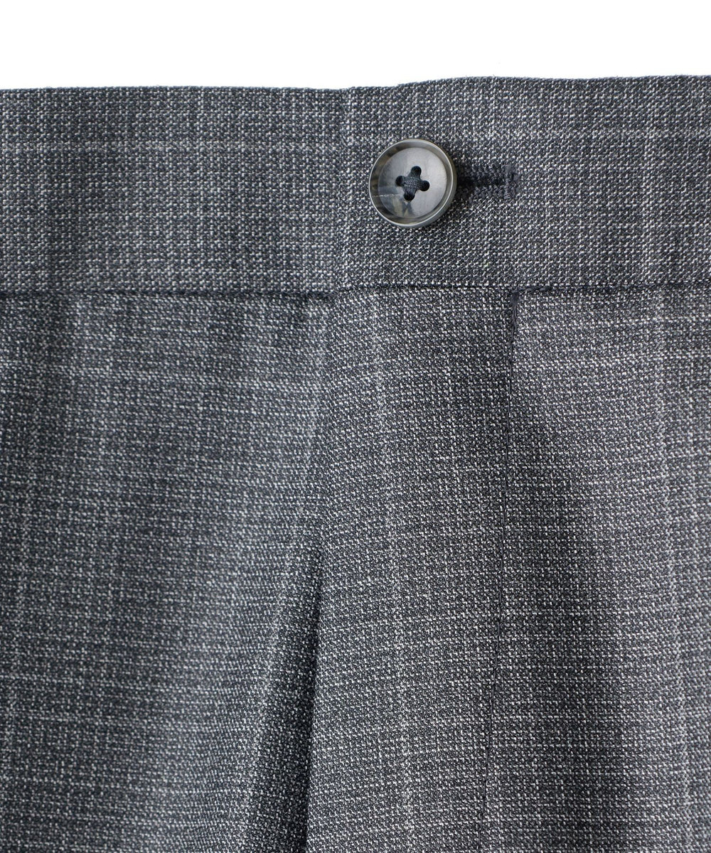 MEN'S BIGI ウィンドウペンチェック セットアップパンツ グレー