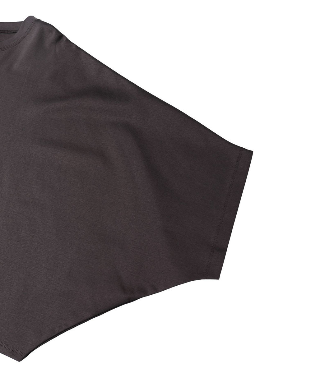 1er Arrondissement ハイゲージポンチクロップドＴシャツ ブラウン