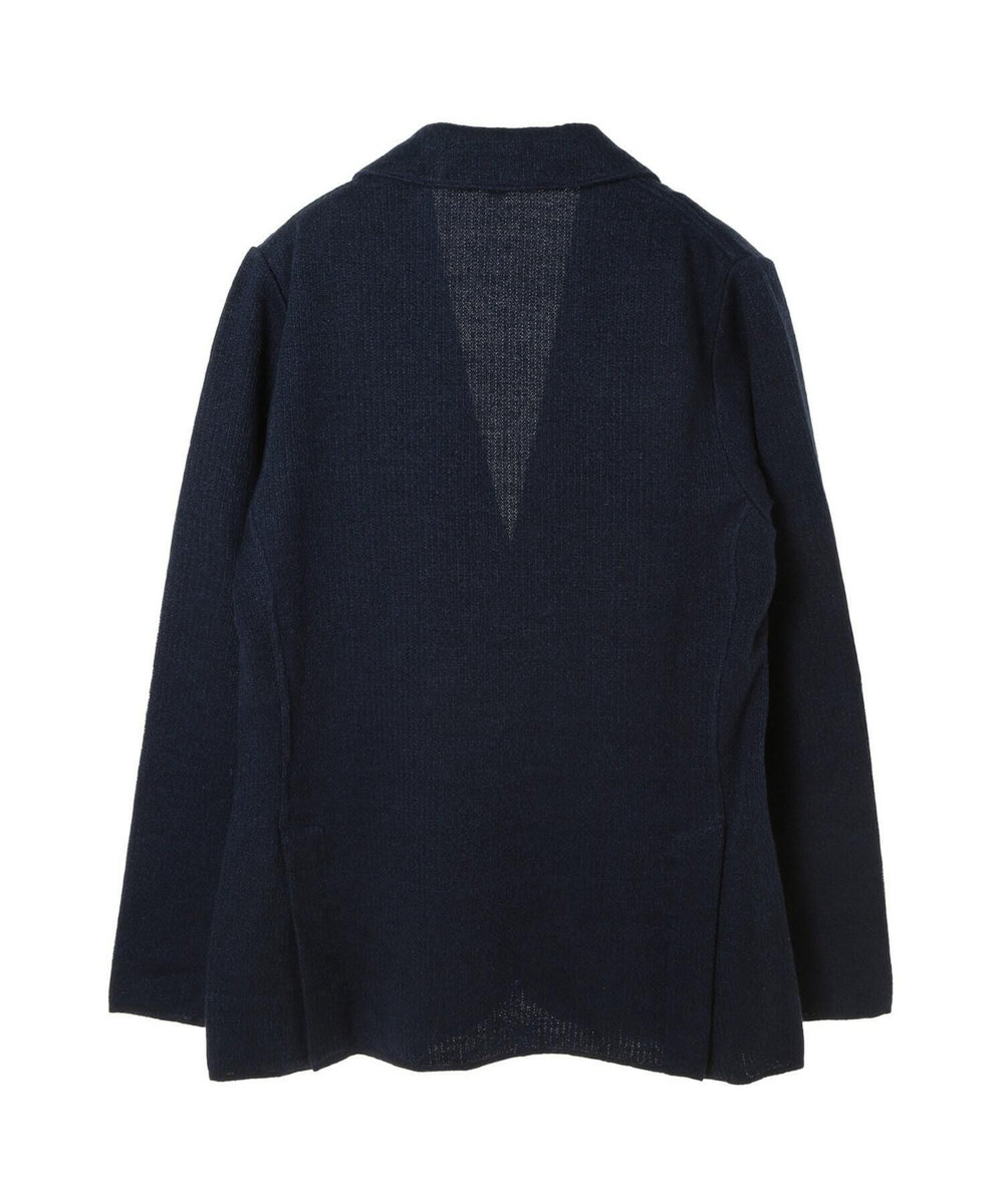 MEN'S BIGI 【LARDINI／ラルディーニ】リネンコットンニットジャケット ネイビー