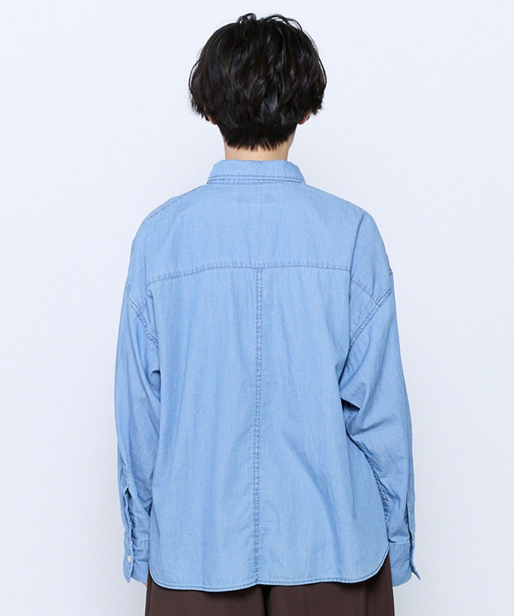 feerique feerique 3OZデニムシャツ サックスブルー