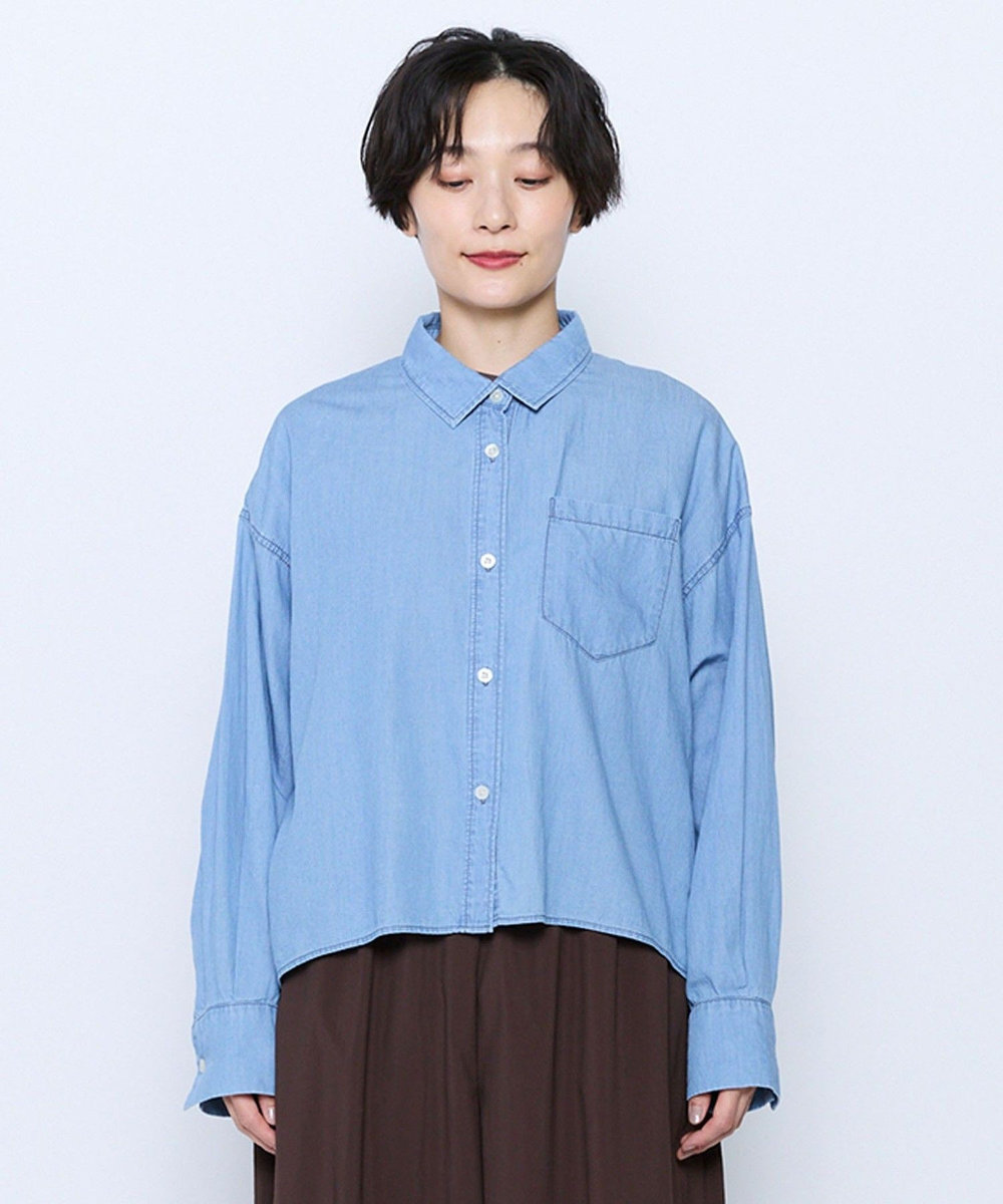 feerique feerique 3OZデニムシャツ サックスブルー