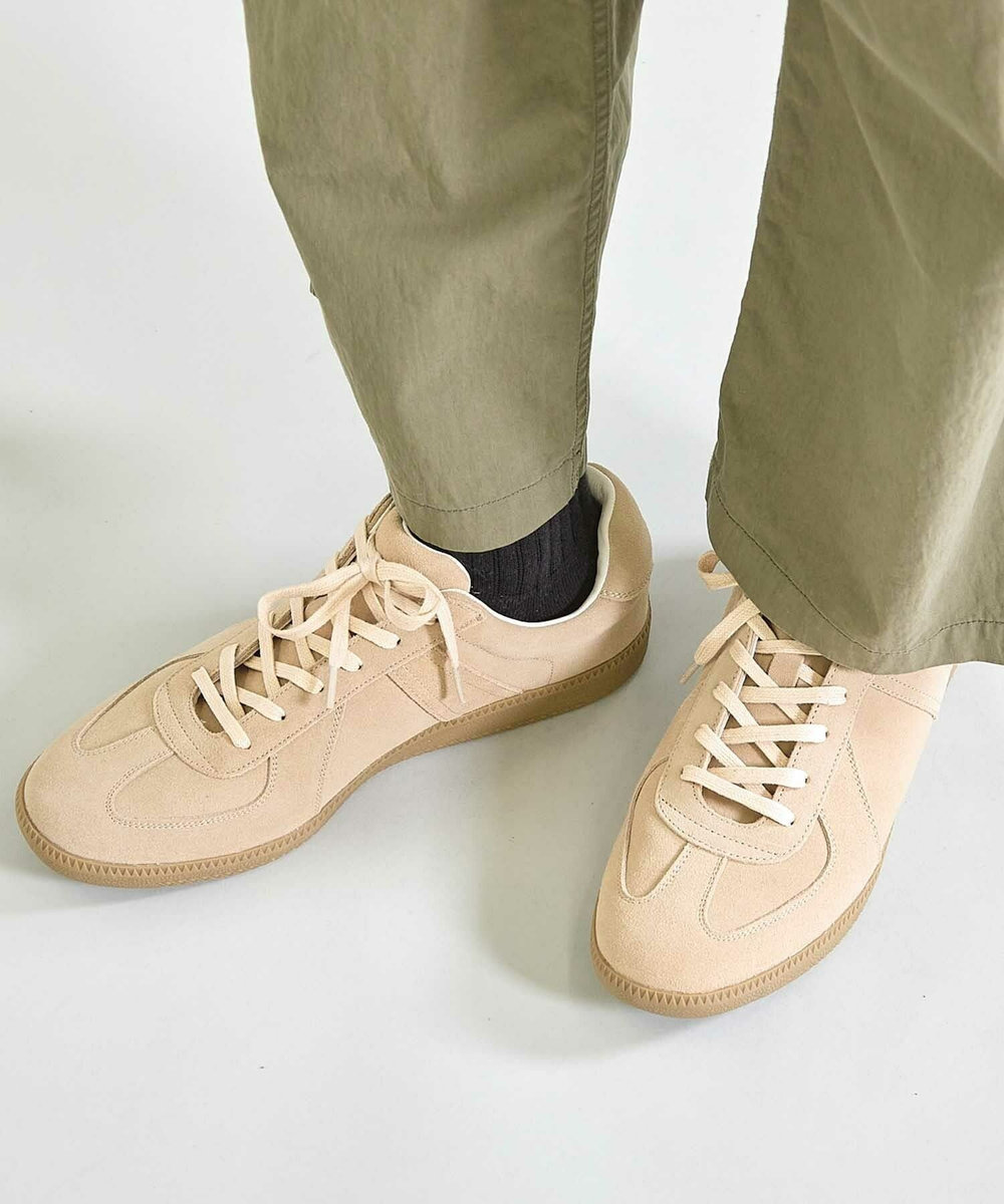 UNION STATION 【UNION STATION by MEN’S BIGI 】REPRODUCT MILITALY GERMAN TRAINER ジャーマントレーナー ベージュ