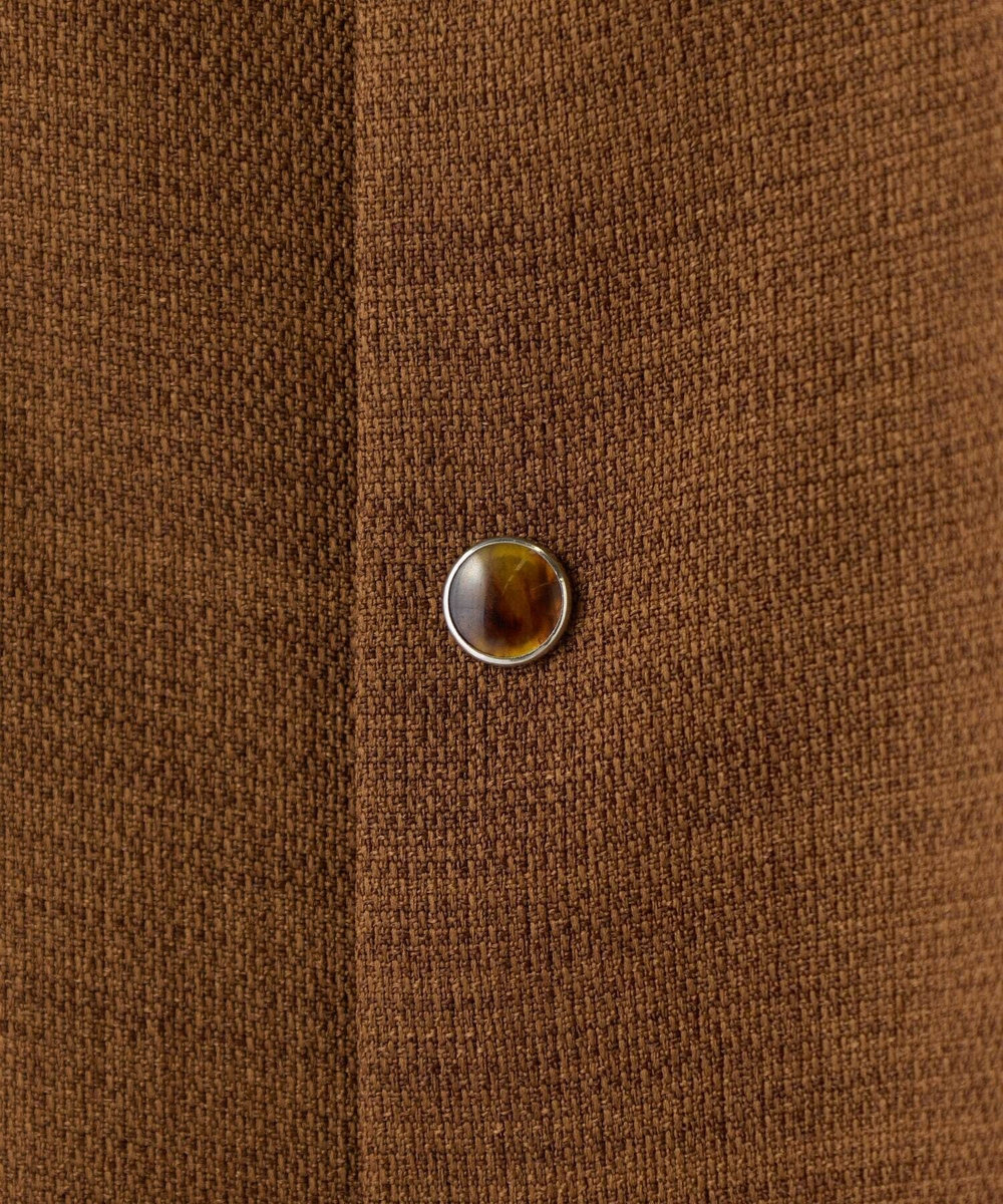 MEN'S BIGI 	ブッチャー七分袖シャツ＜ストレッチ/イージーケア/吸汗性/通気性＞ ブラウン