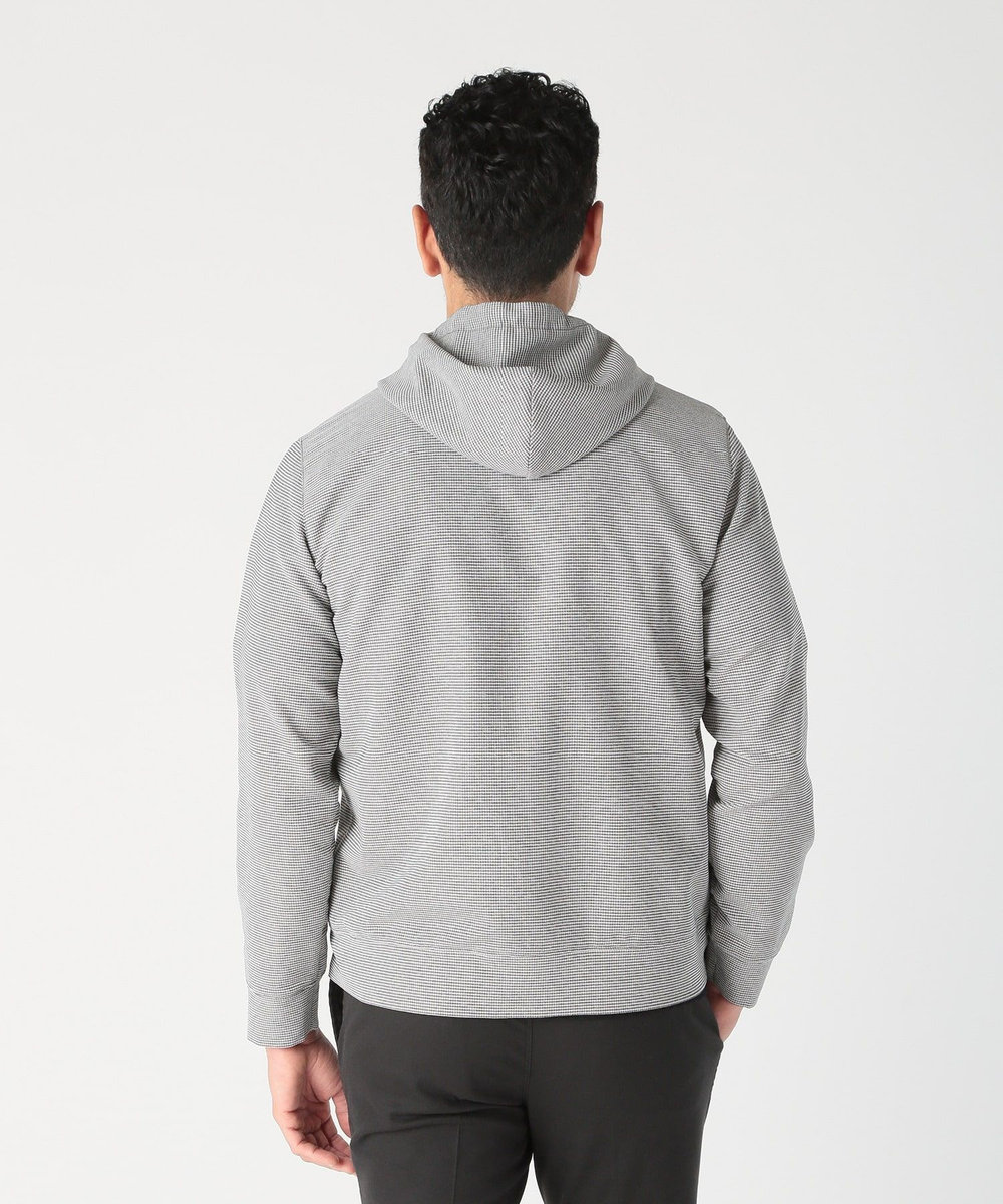 MEN'S BIGI カラミストレッチフードパーカー ホワイト系その他