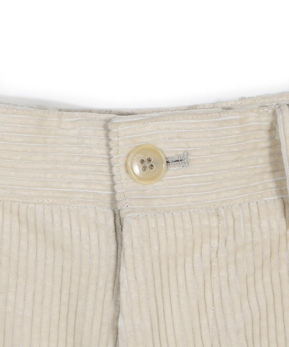 MEN'S BIGI 【50th Anniv . 菊池武夫】COTTON CORDUROY WIDE PANTS オフホワイト
