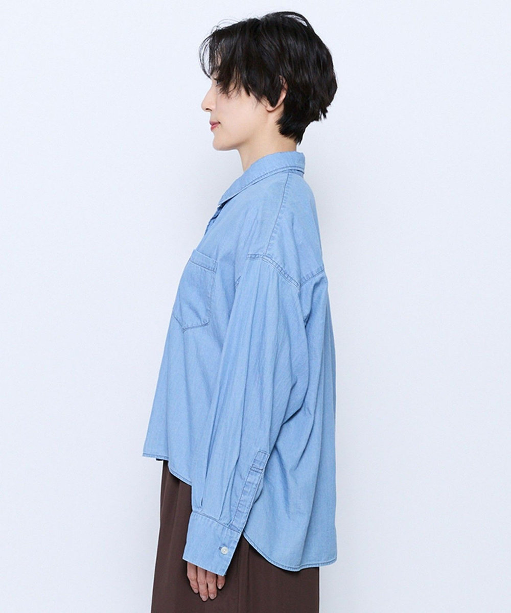 feerique feerique 3OZデニムシャツ サックスブルー
