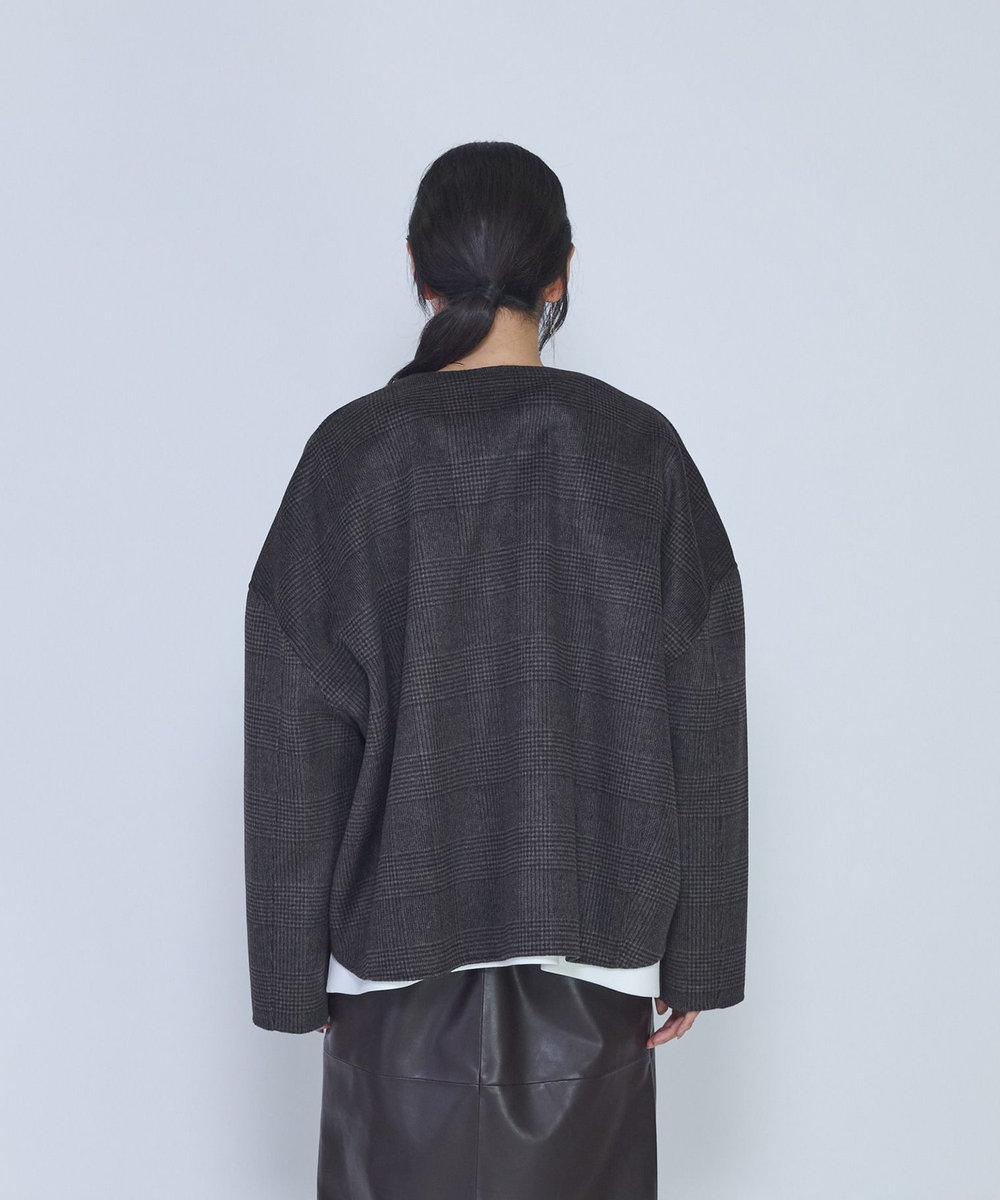 1er Arrondissement ＜near.nippon /ニアー ニッポン＞ストール付きショートコート ブラウン