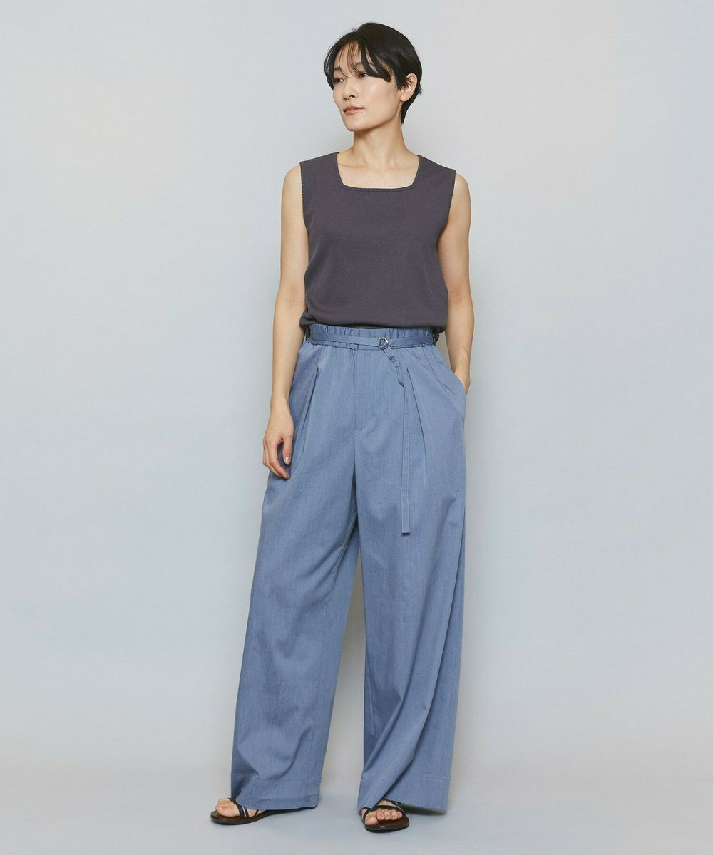 MOGA ハイテンションテレコリブジャージータンクトップ チャコールグレー