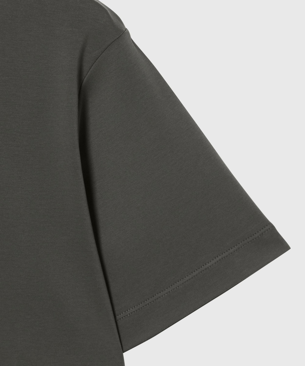 DÉPAREILLÉ SMOOTH SHORT SLEEVE T SHIRT / スムースショートスリーブTシャツ チャコールグレー