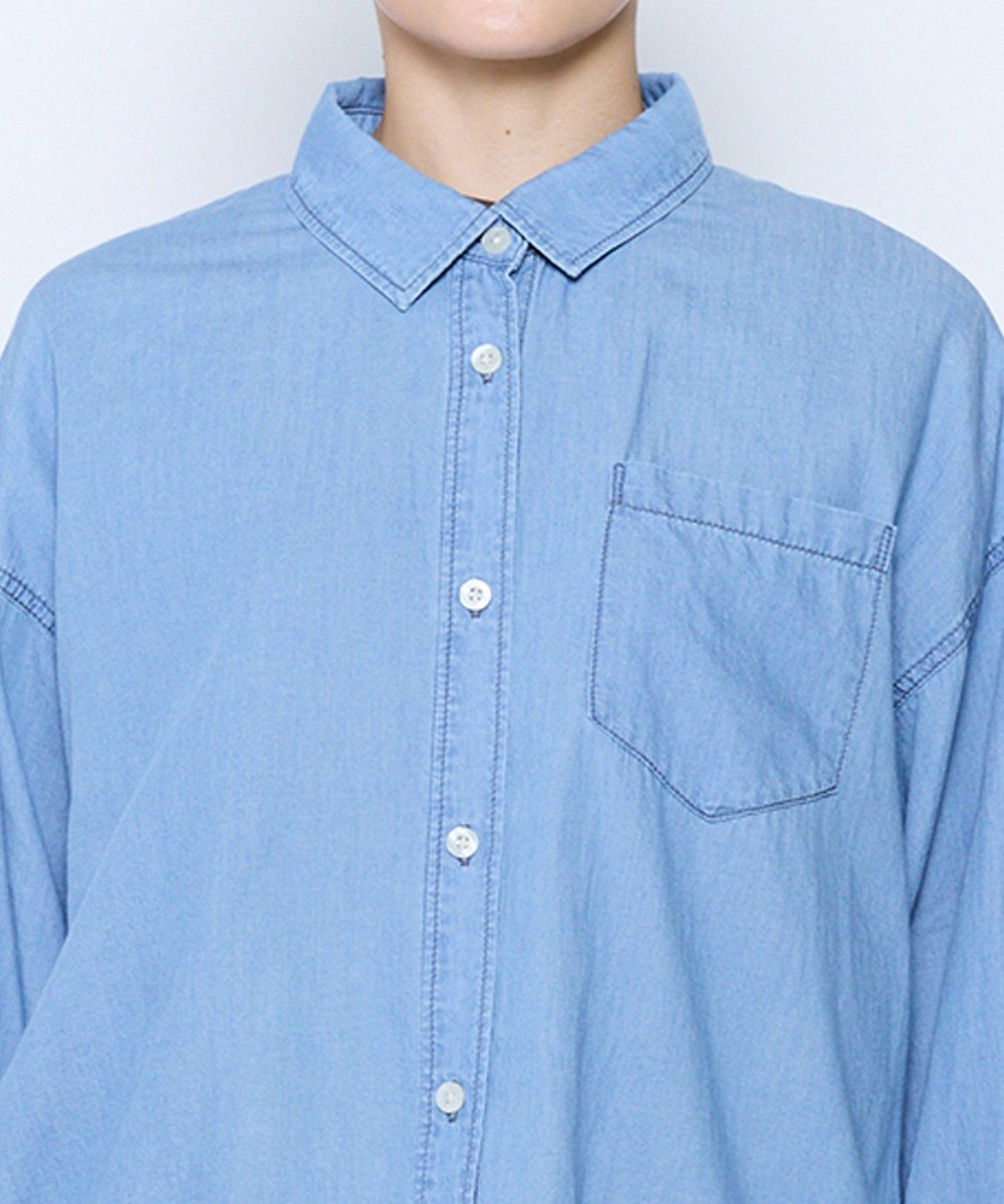 feerique feerique 3OZデニムシャツ サックスブルー