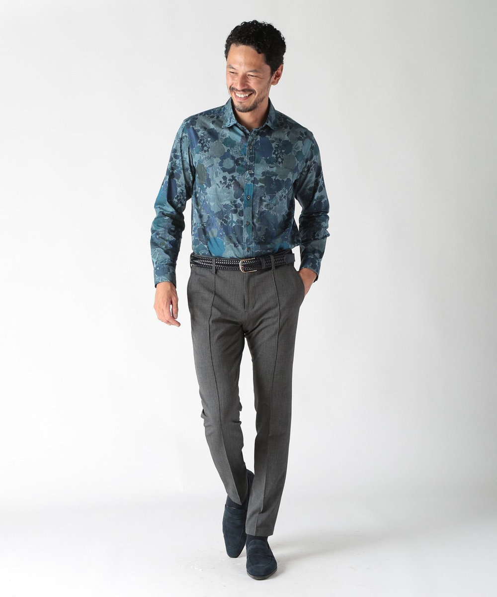 MEN'S BIGI 【ACTIVE TAILOR】360°ストレッチスラックス ダークグレー