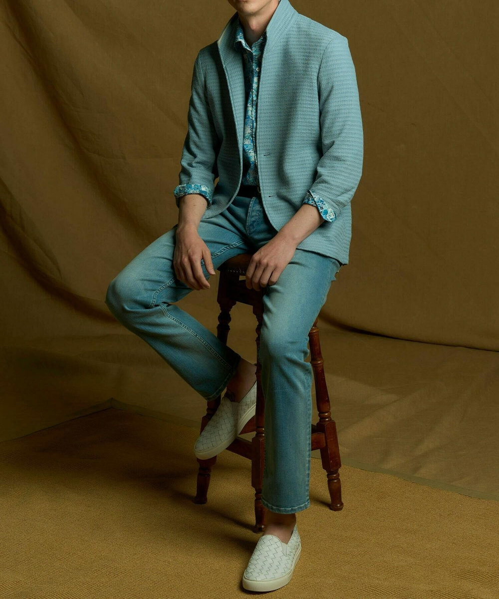 MEN'S BIGI 【DENHAM/デンハム】別注カラー RAZORハイストレッチデニム ネイビー