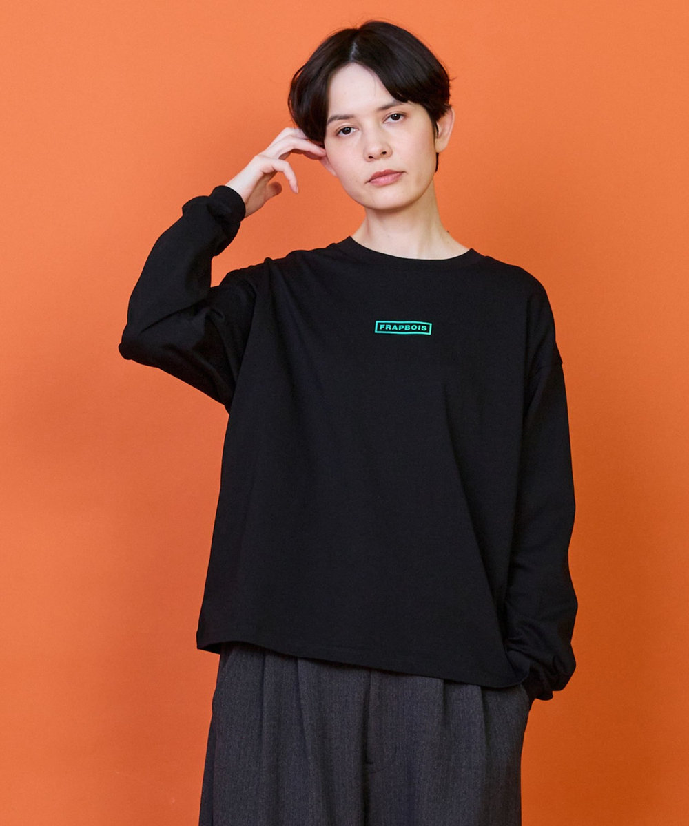 FRAPBOIS エトリーブTシャツ ブラック