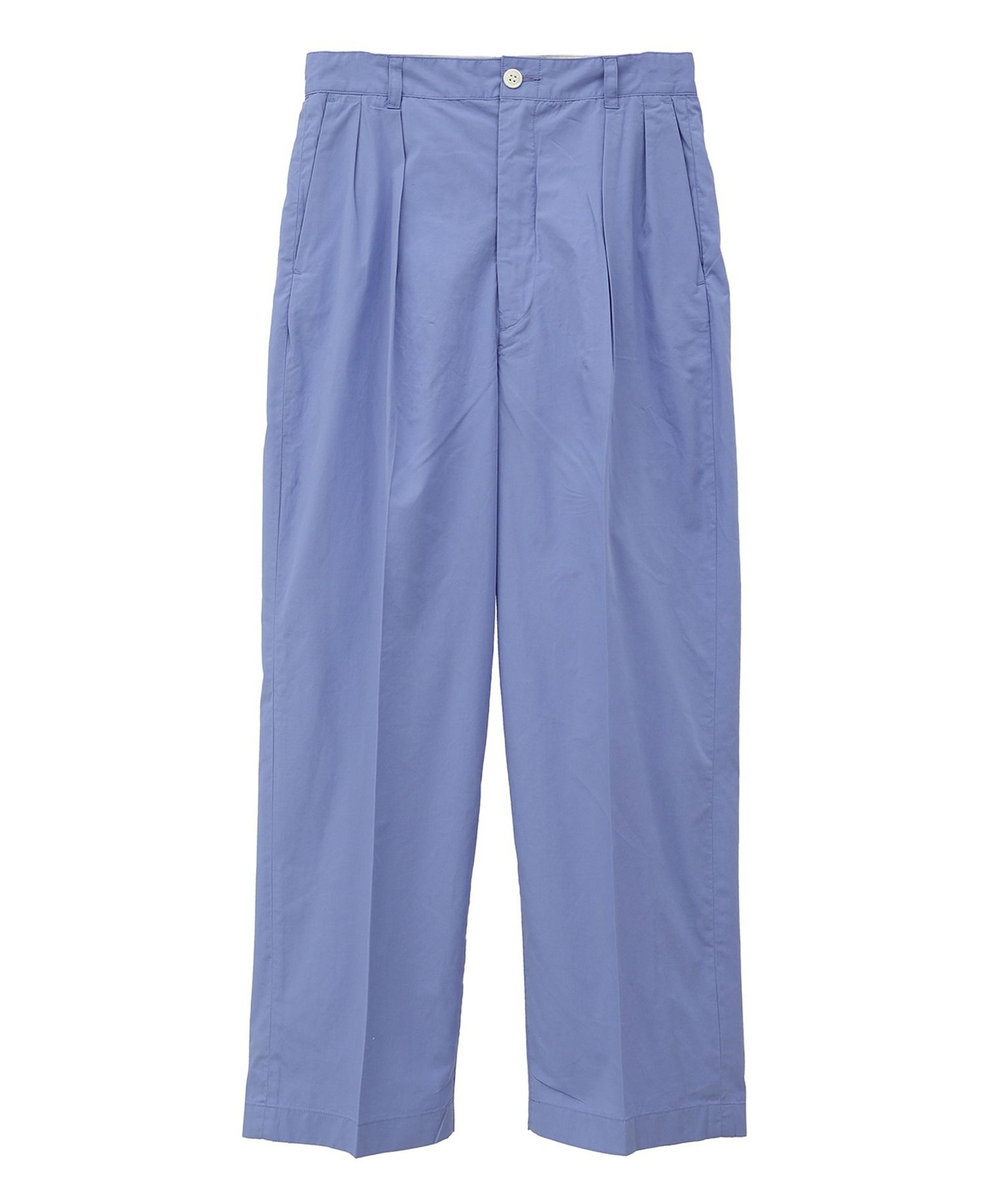 1er Arrondissement ＜BONNY WOVEN (ボニーウーブン)＞2タックパンツ ブルー
