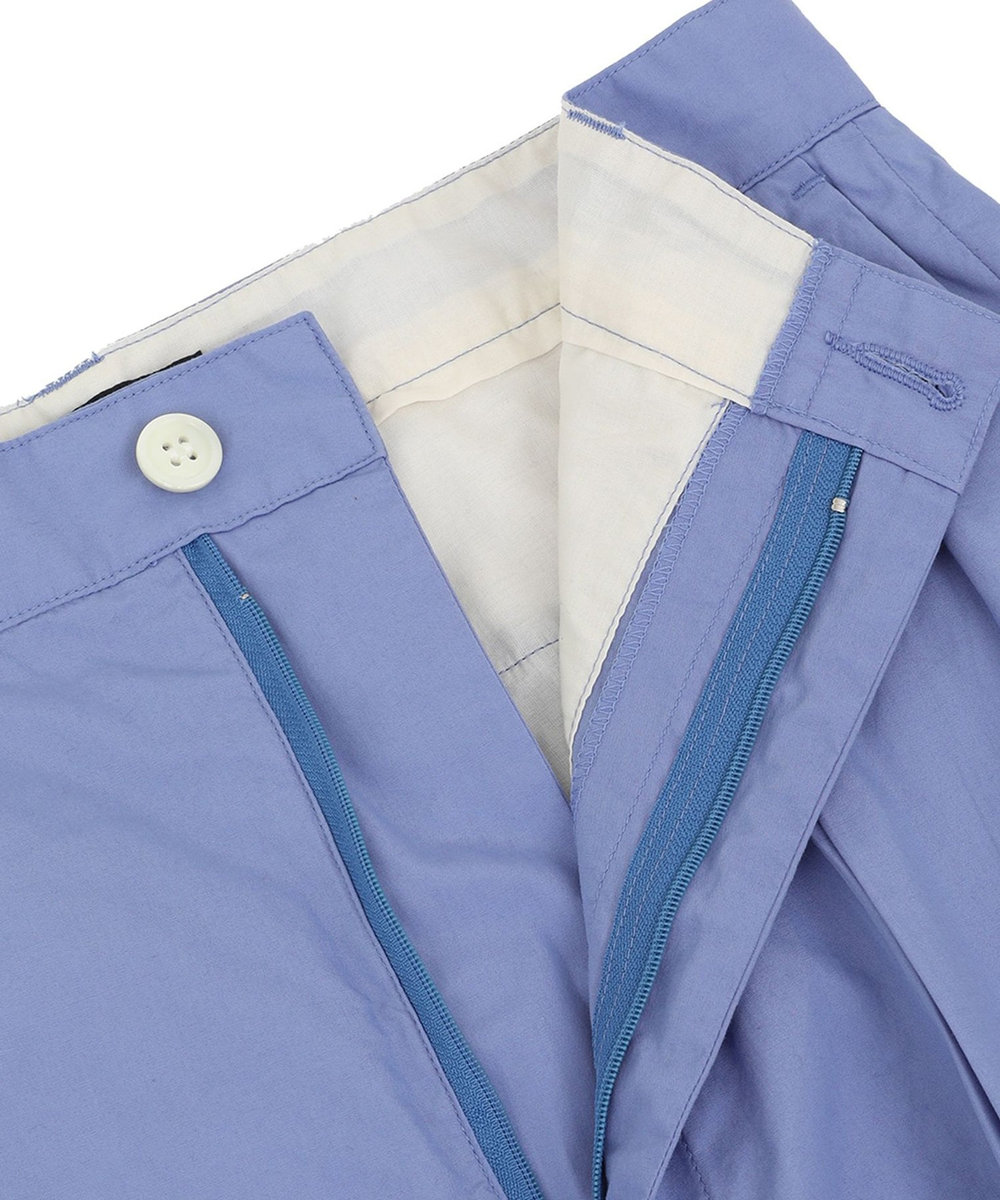 1er Arrondissement ＜BONNY WOVEN (ボニーウーブン)＞2タックパンツ ブルー