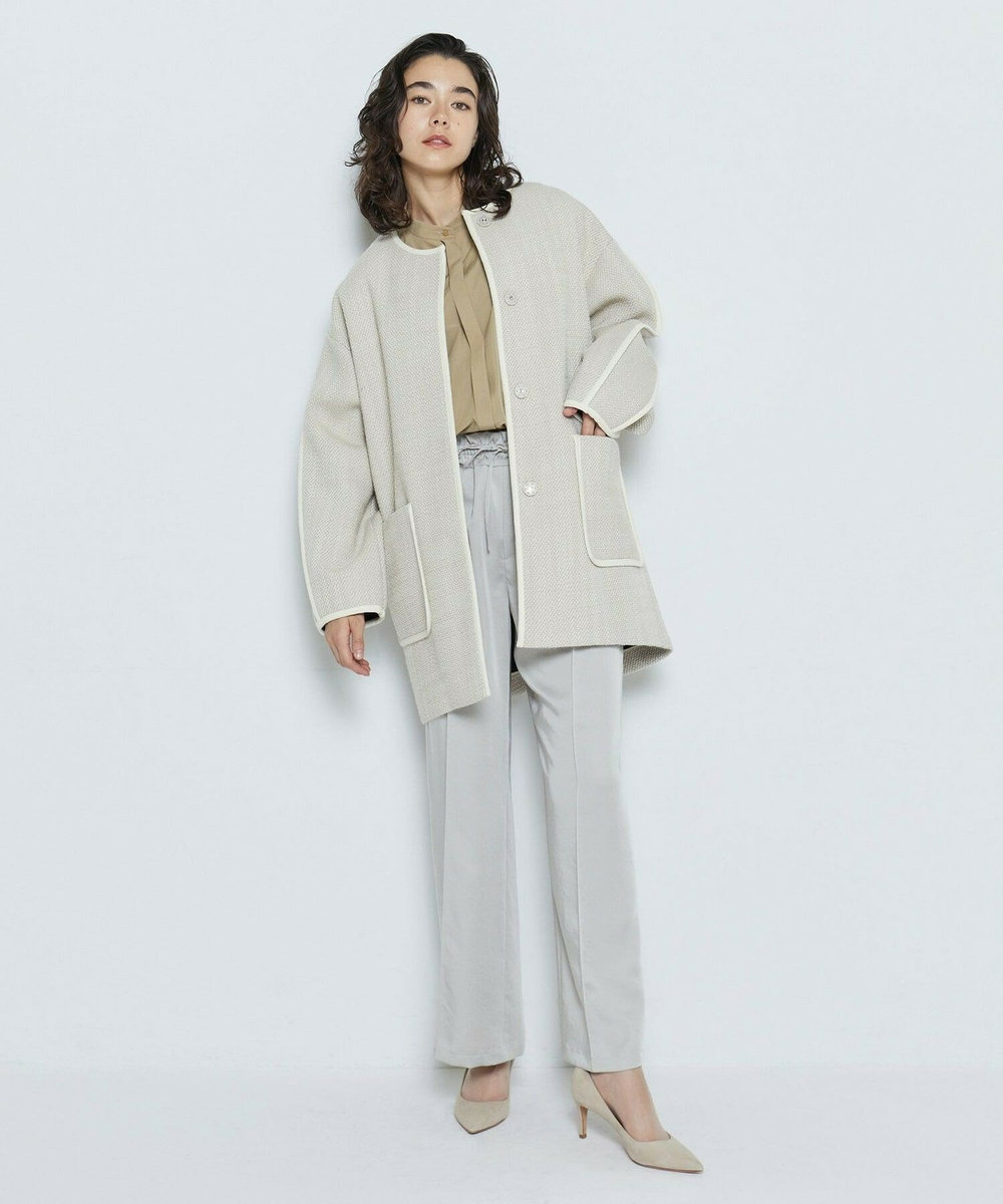 feerique タイプライターヴィンテージロングシャツ キャメル