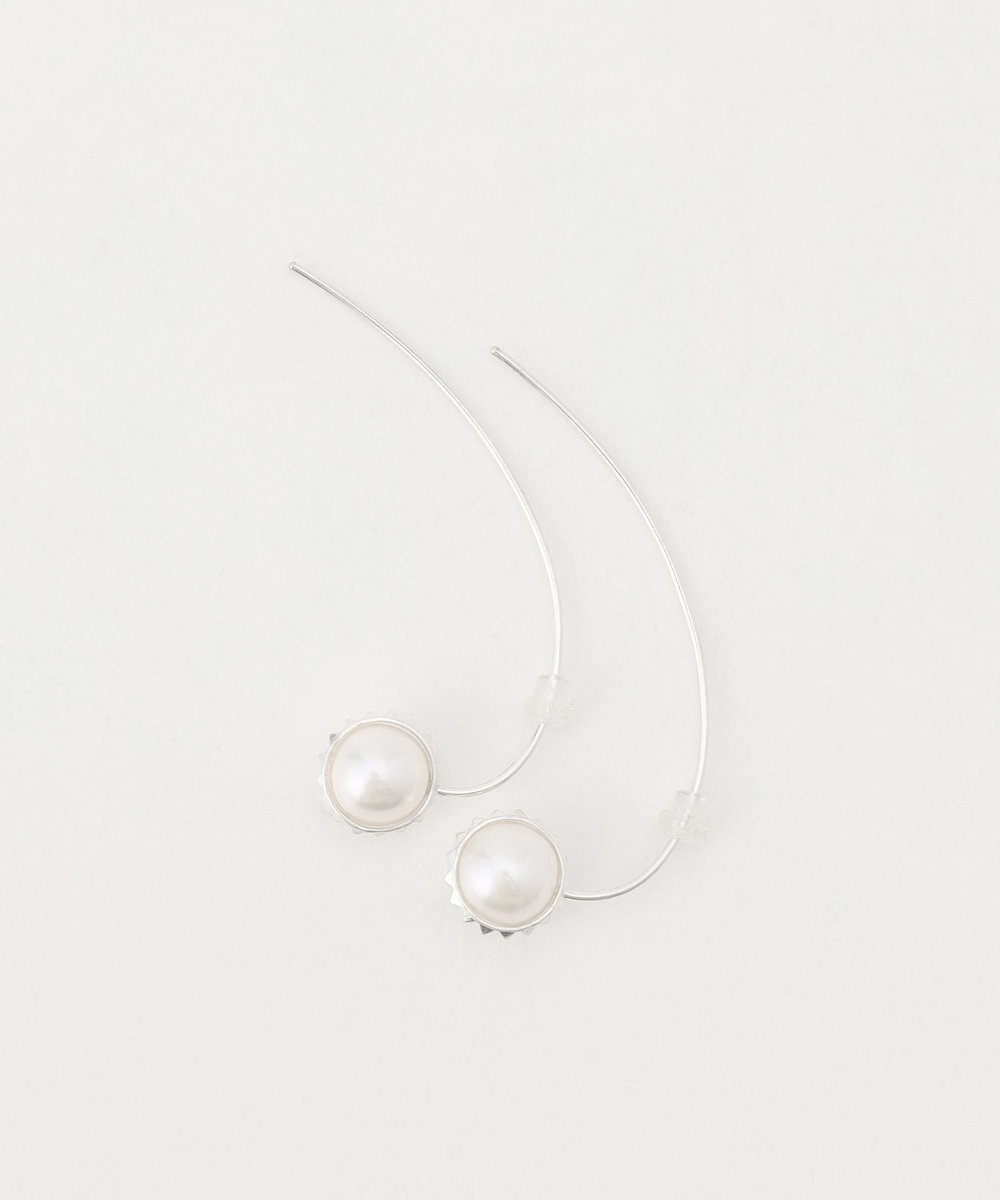 1er Arrondissement ＜Lemme./レム＞"Peek Pearl"ピアス シルバー