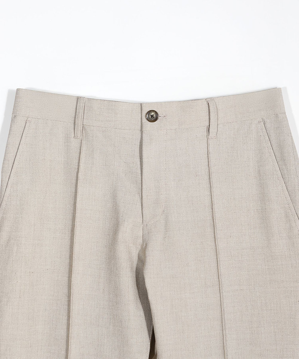 MEN'S BIGI 【ACTIVE TAILOR】360°ストレッチスラックス＜ストレッチ＞＜接触冷感＞＜速乾＞ ベージュ