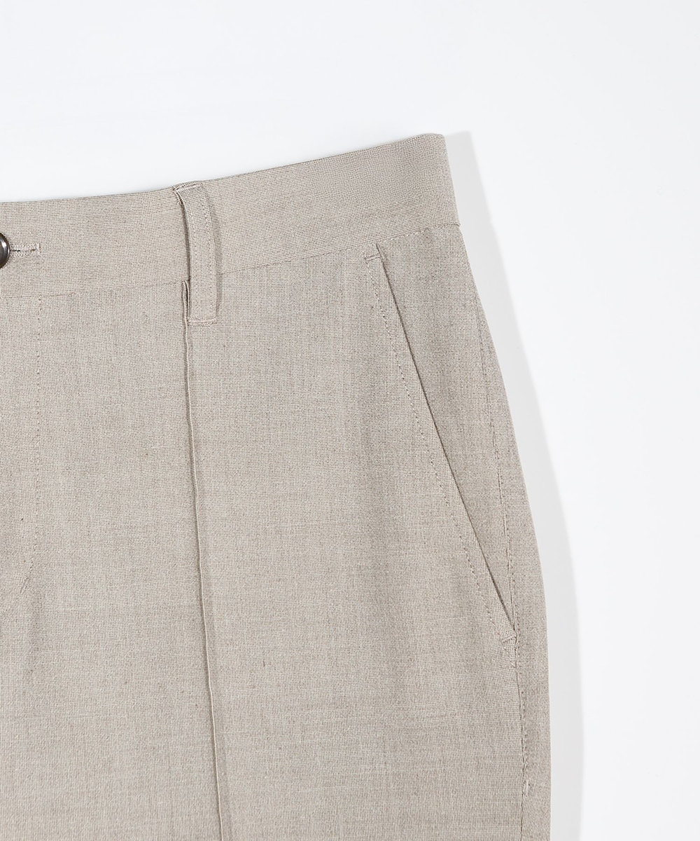 MEN'S BIGI 【ACTIVE TAILOR】360°ストレッチスラックス＜ストレッチ＞＜接触冷感＞＜速乾＞ ベージュ