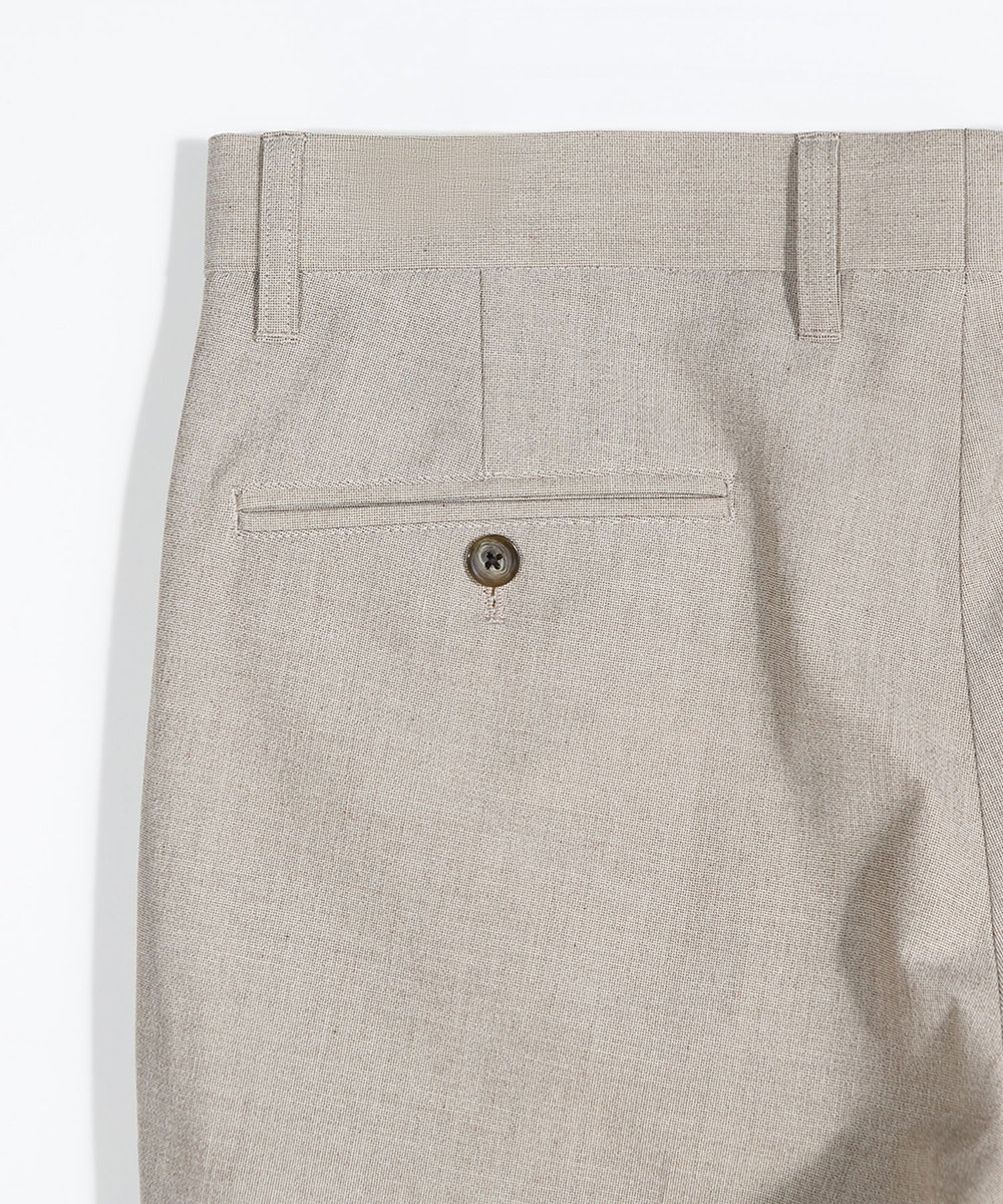 MEN'S BIGI 【ACTIVE TAILOR】360°ストレッチスラックス＜ストレッチ＞＜接触冷感＞＜速乾＞ ベージュ