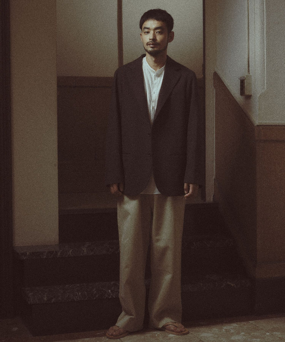MEN'S BIGI 【BASED ON MEN'S BIGI HERITAGE】メランジ調 リラックス3Bジャケット ブラウン