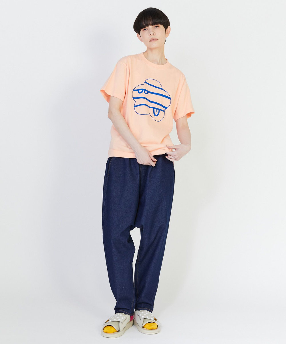 FRAPBOIS スマートサルエルパンツ ネイビー