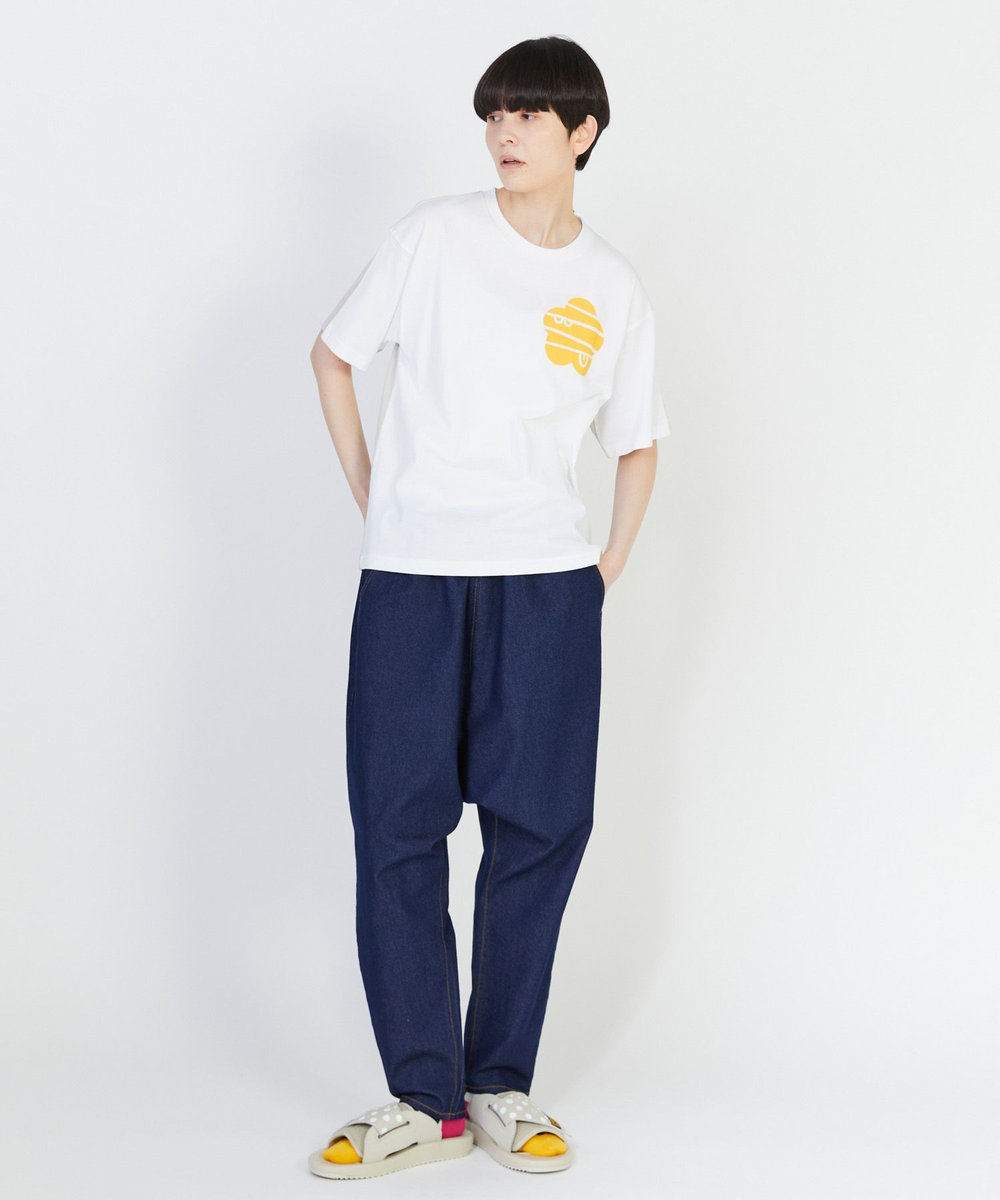 FRAPBOIS スマートサルエルパンツ ネイビー