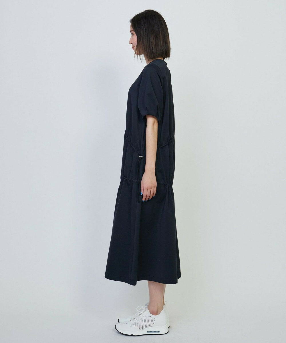 L'EQUIPE GREEN エコナイロンボリュームスリーブワンピース ネイビー