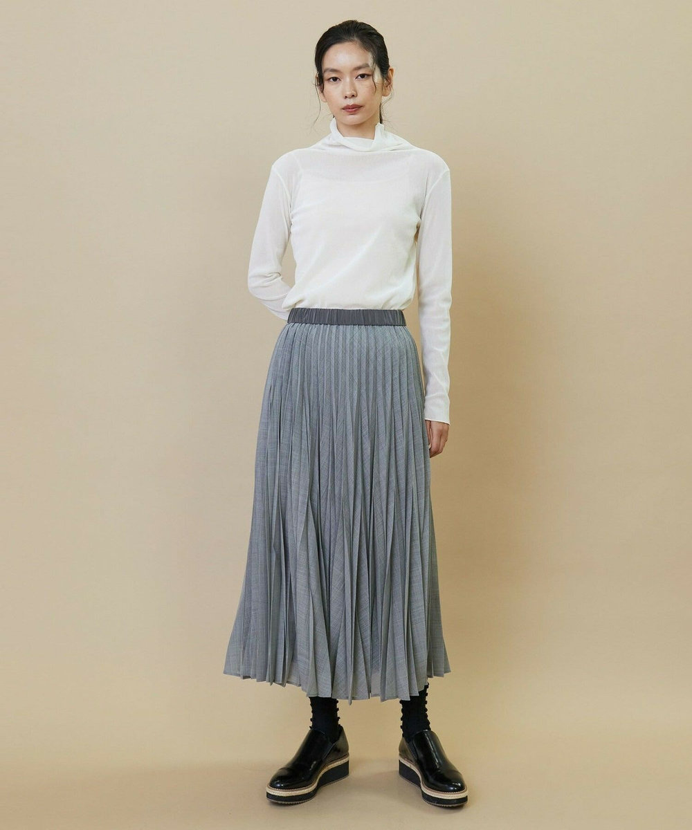 L'EQUIPE フロッキーチュールハイネックプルオーバー キナリ