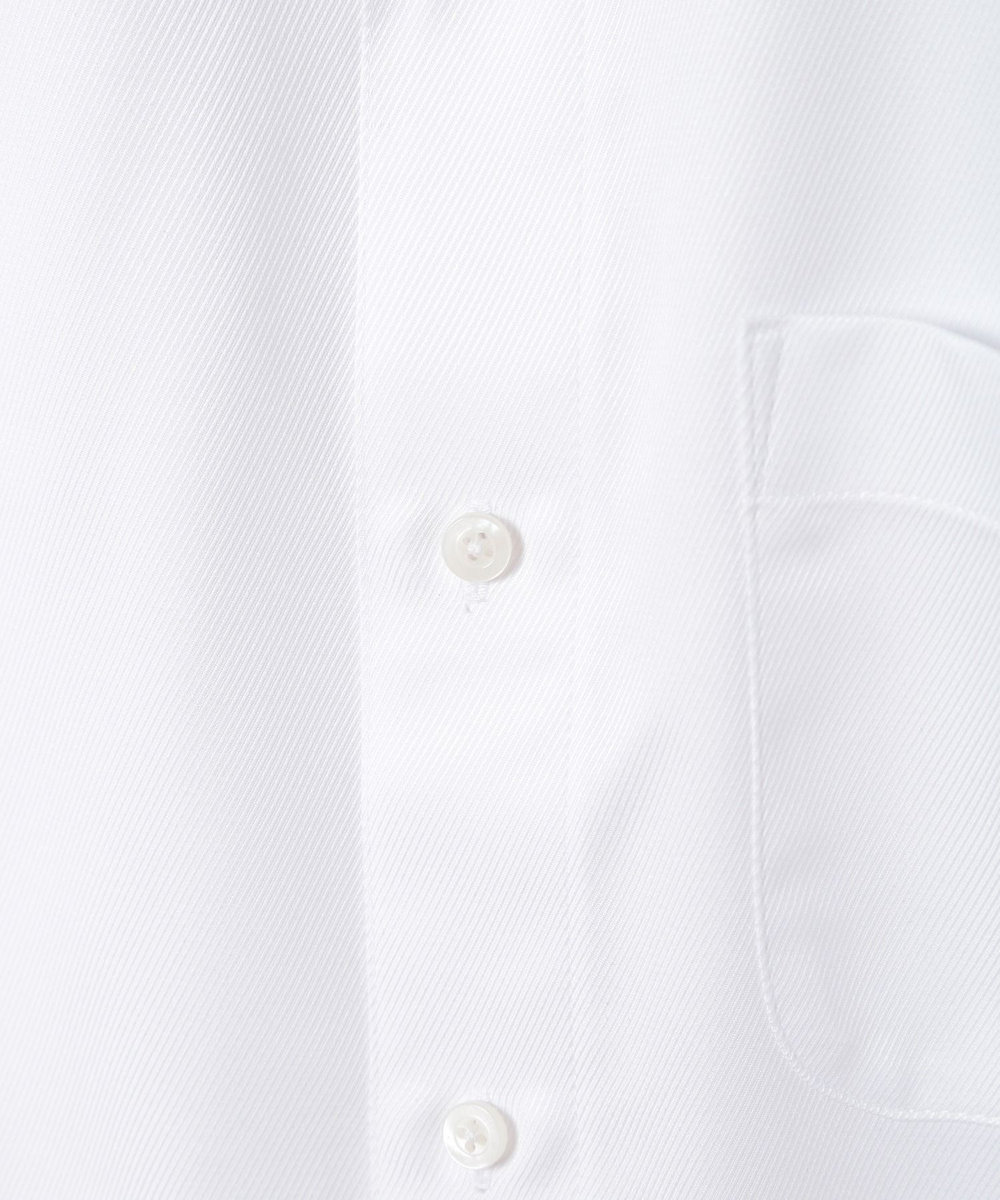 MEN'S BIGI 【ACTIVE TAILOR】クールマックスツイルドレスシャツ ホワイト