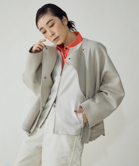 スタイリスト若狭惠美さんコラボ》コンパクトダブルクロスジャケット
