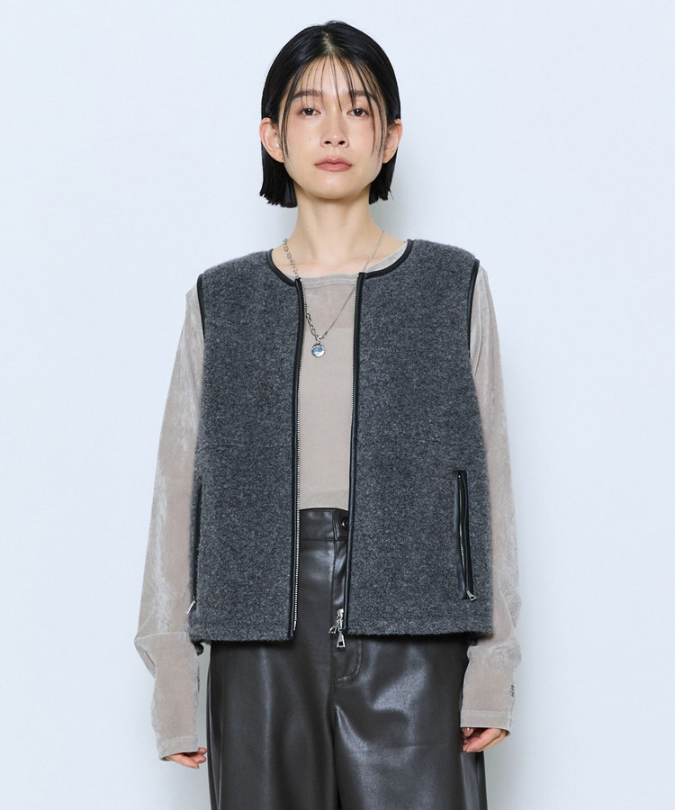 feerique ウールボアベスト